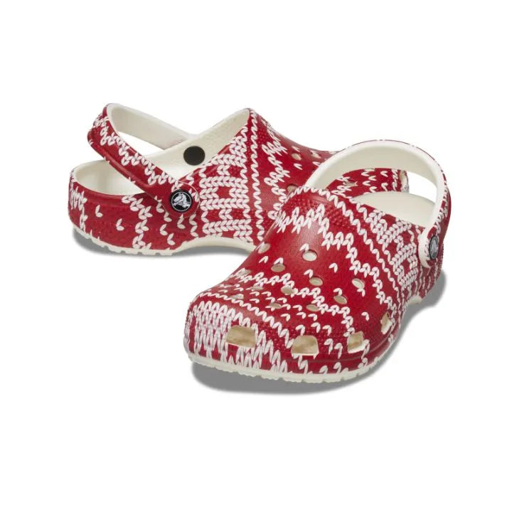 Giày Clog Unisex Crocs Classic Holiday Sweater - Multi