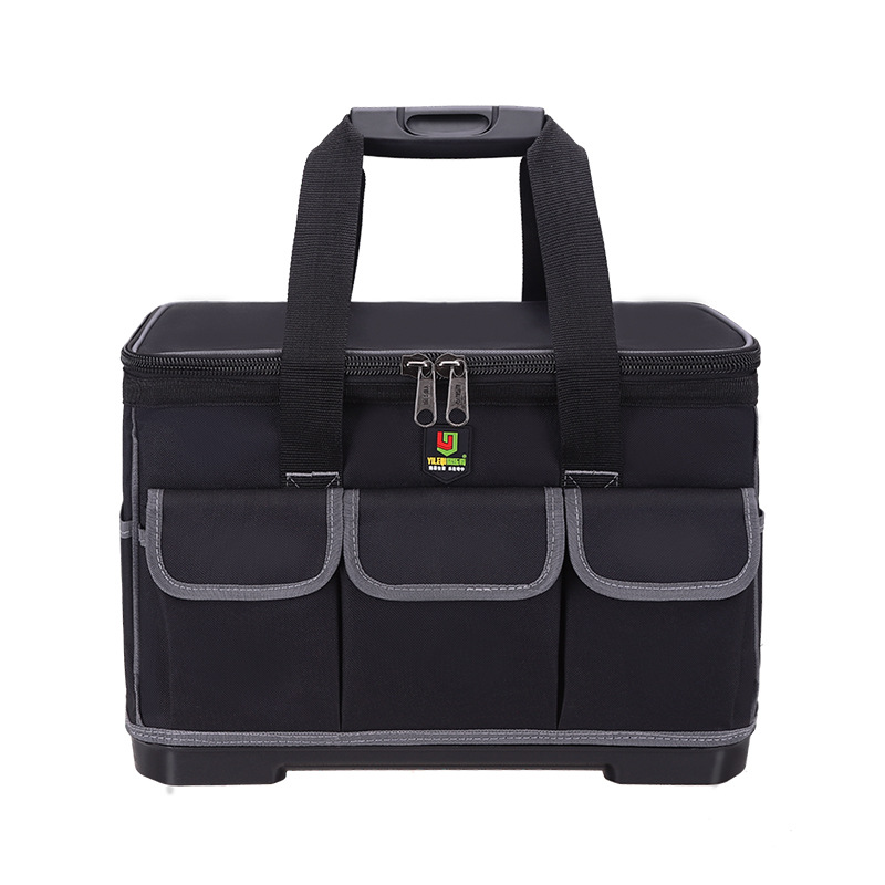 YONUO Plastic bottom tool kit Oxford cloth hardware electrician bag multifunctional square mouth large capacity canvas toolkit
