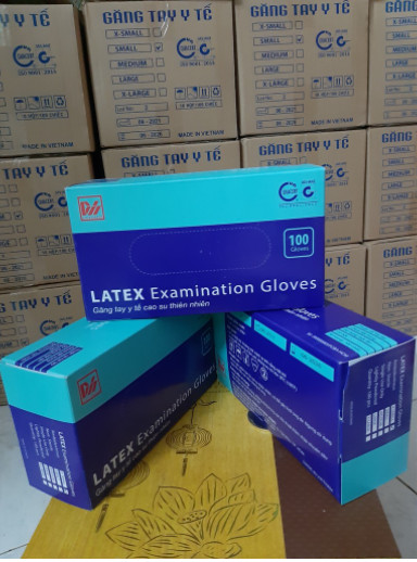 GĂNG TAY Y TẾ CÓ BỘT DUY HÀNG