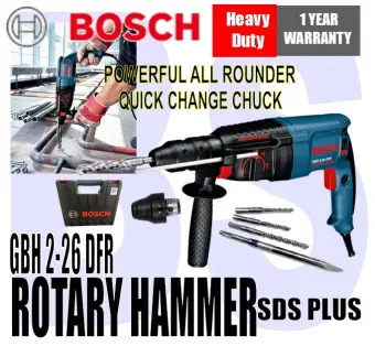Bosch Gbh 2 26 Dfr Rotary Hammer 26mm Sds Plus Drill Quick Change Chuck Gbh