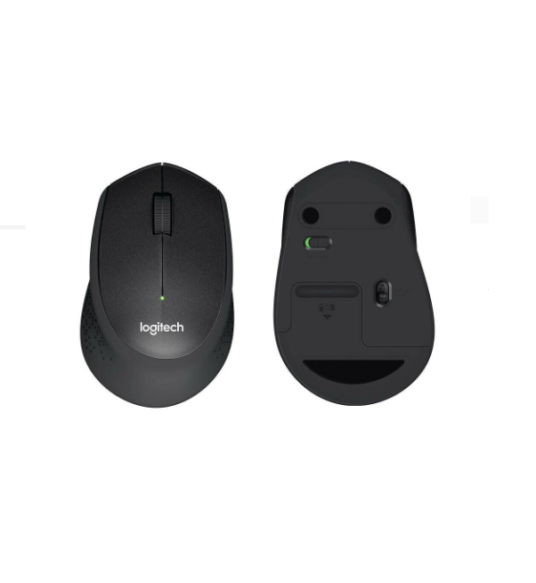 Chuột không dây Logitech M331 Silent - Màu Đen