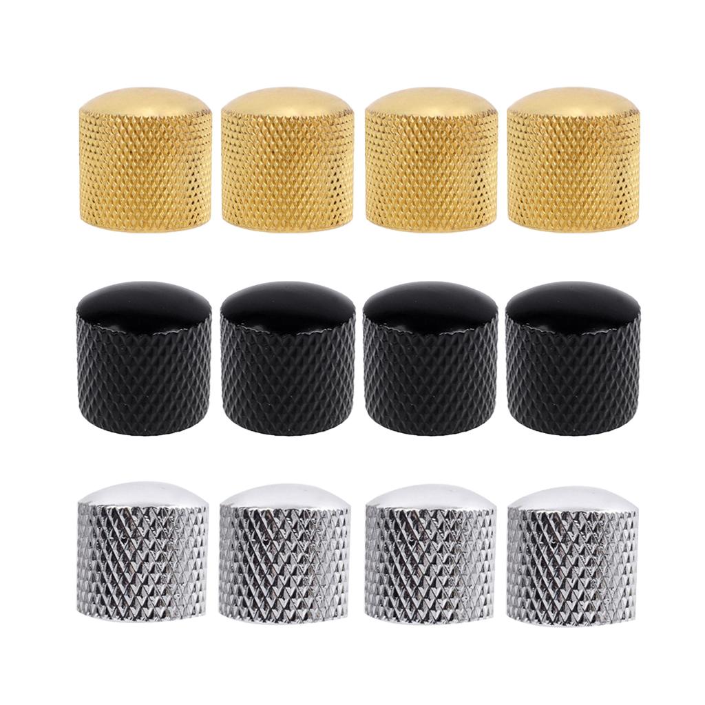 WDGREAT 4Pcs Cylinder Potentiometer Volume Knobs For Electric Guitar
