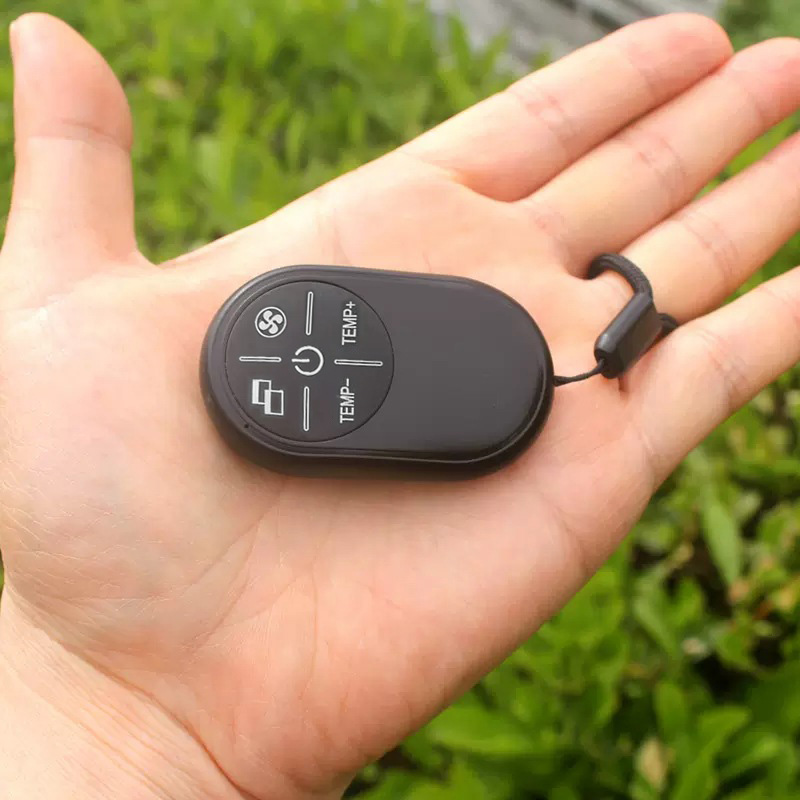Air Conditioner Remote Control, Battery Powered Mini Universal Air Conditioner Remote Control with Lanyard