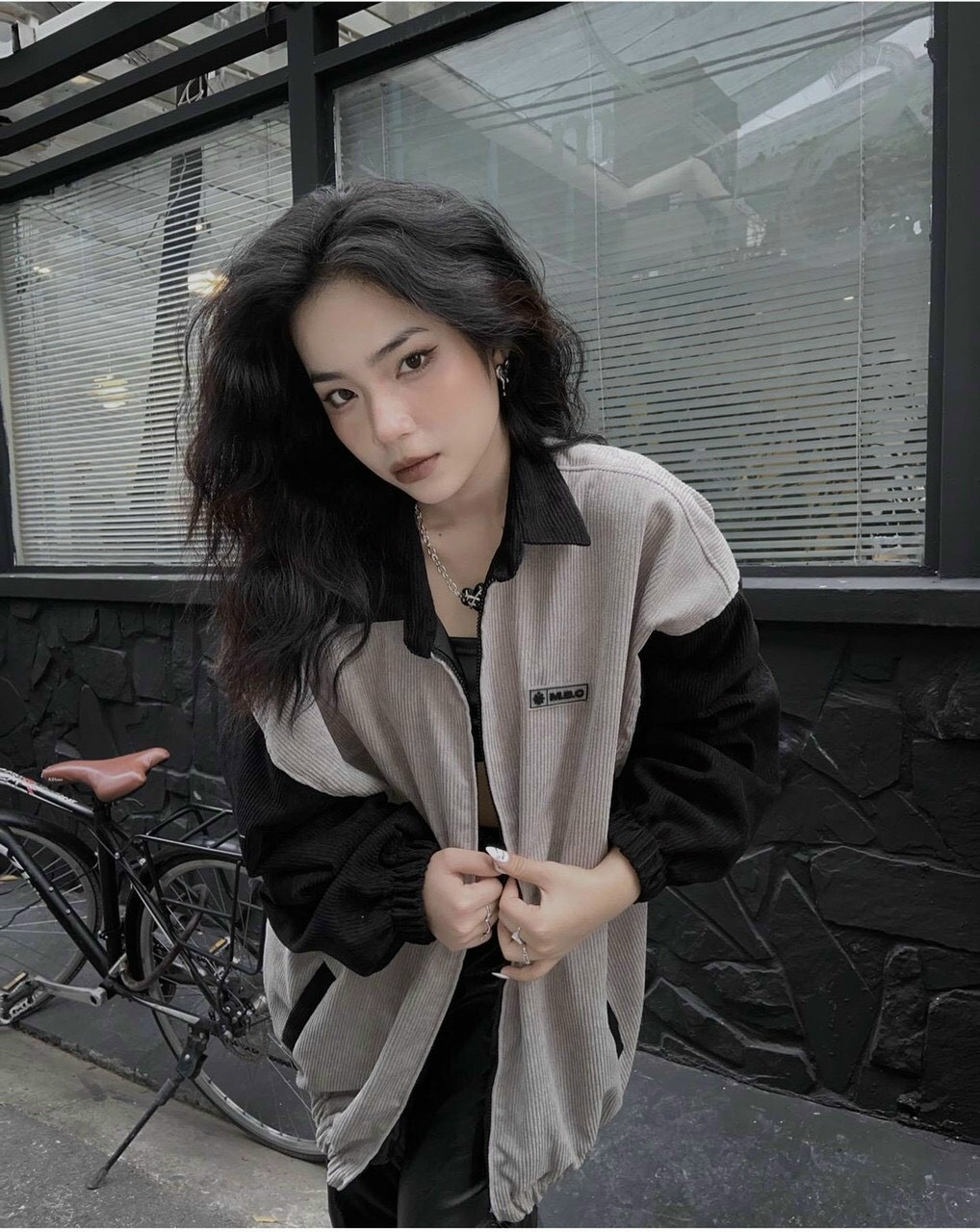 [HCM]áo khoác kaki nhung mới