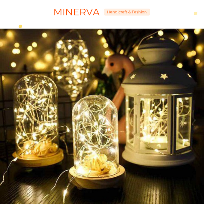 Đèn fairy light trang trí có sẵn pin Minerva