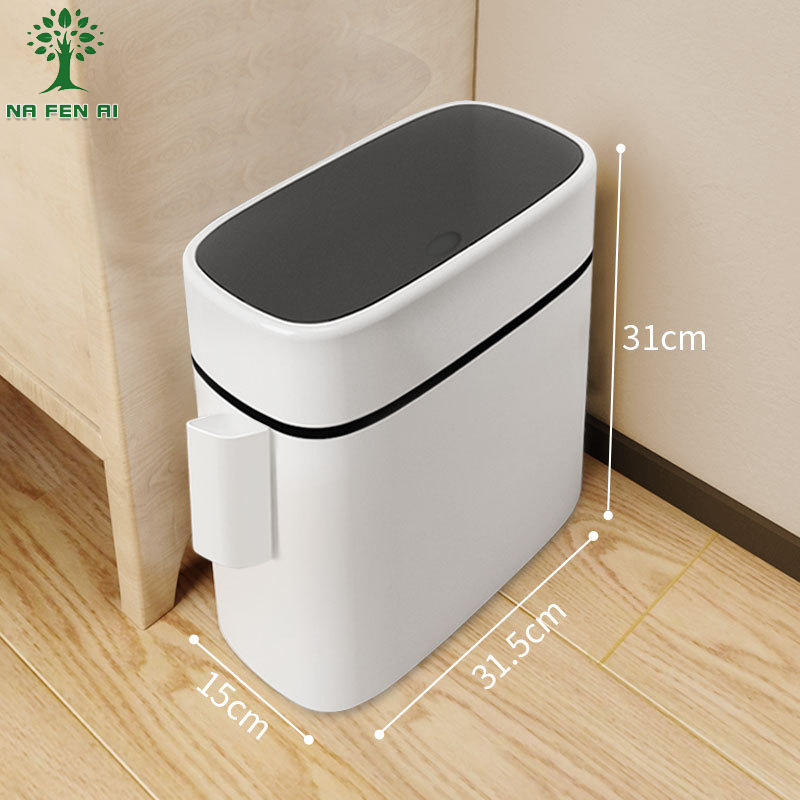 Thùng rác khoảng cách nfa, thùng rác phòng tắm, Thùng rác ép có nắp
