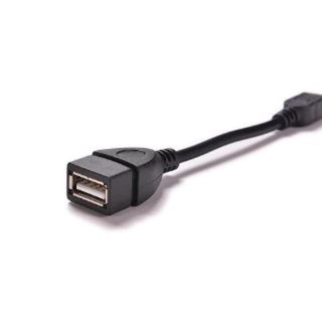 Cáp OTG đầu vuông Mini USB to USB. Cáp cắm USB ô tô
