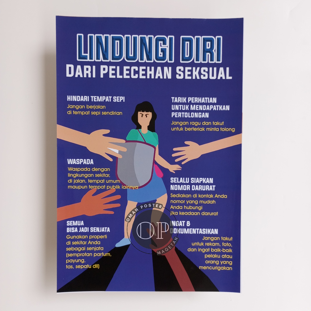 Poster Sekolah - Poster Lindungi Diri Dari Pelecehan Seksual - Poster ...