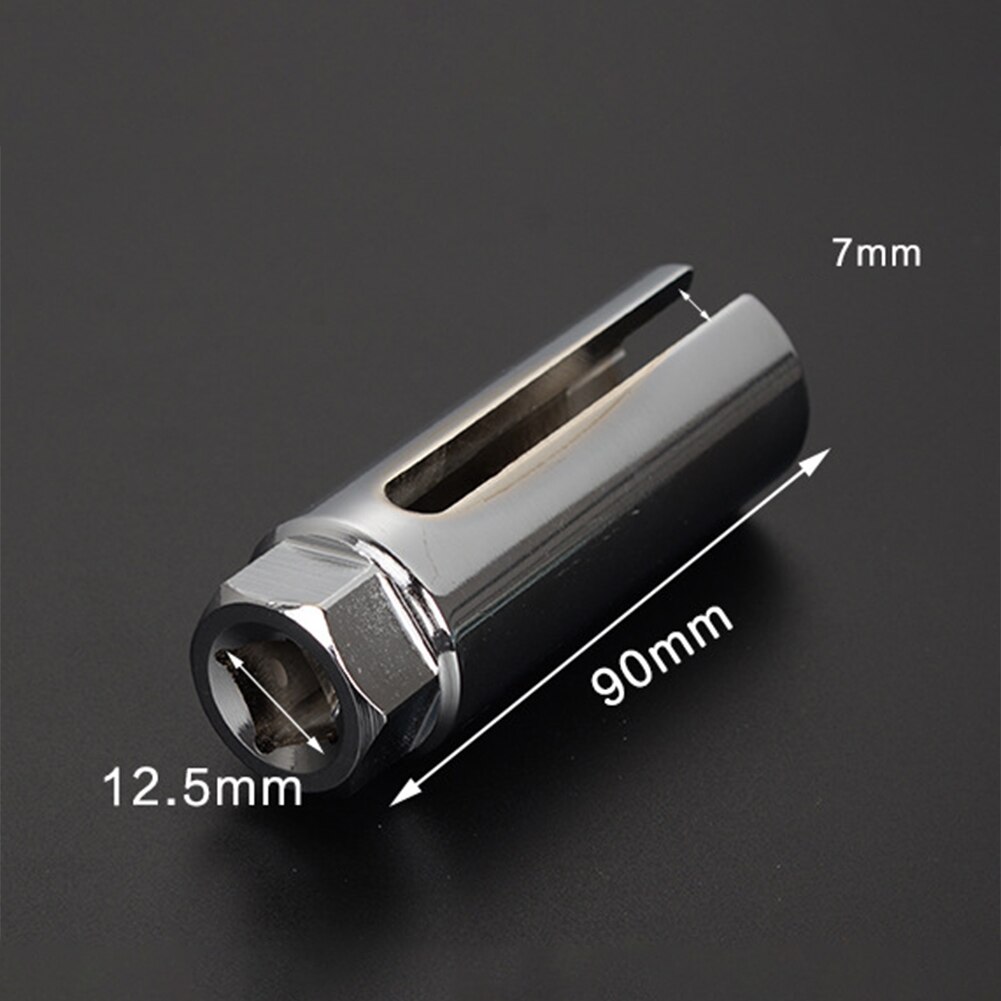 Big Opening Big Opening Car Lambda Oxygen Sensor Socket 22Mm 1/2 Inch Oxygen Sensor Sleeve Wrench Remover Auto Car Repairing Installation Accessories Oxygen Sensor Removers