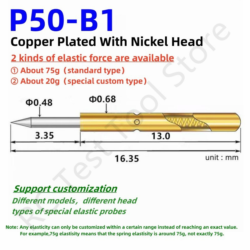 20/100PCS%20P50-B1%20Spring%20Test%20Probe%20Test%20Pin%20Pogo%20Pin%20P50-B%20Electric%20ICT%20FCT%20Test%20Tool%200.48/0.68/16.35mm%20Needle%20Sharp%20TipHead%20-%20Image%204