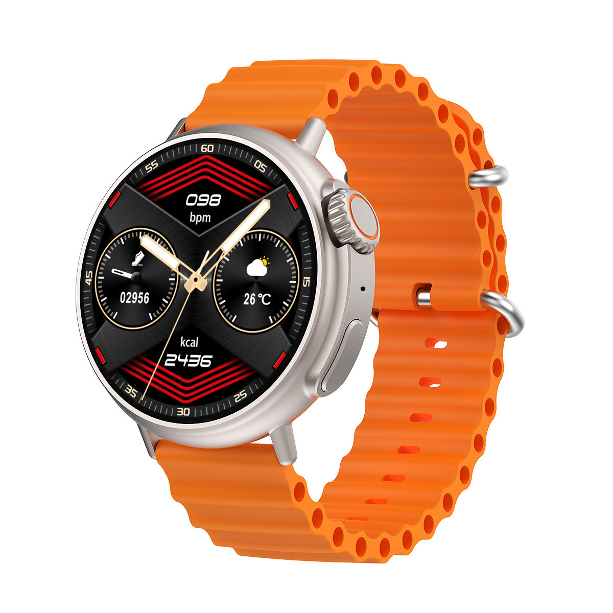 HW3%20ultramax%20smartwatch%201.6%20AMOLED%20Bluetooth%20call%20NFC%20weather%20monitoring%20Cross%20border%20foreign%20trade%20round%20screen%20-%20Image%203