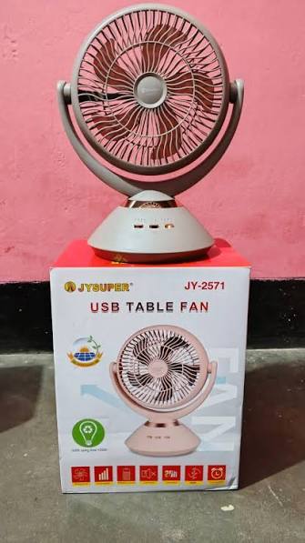 JYSUPER JY-2571 Compact USB Air Exhaust Fan for Efficient Indoor VentilationāĨ¤ Bazar Offer.