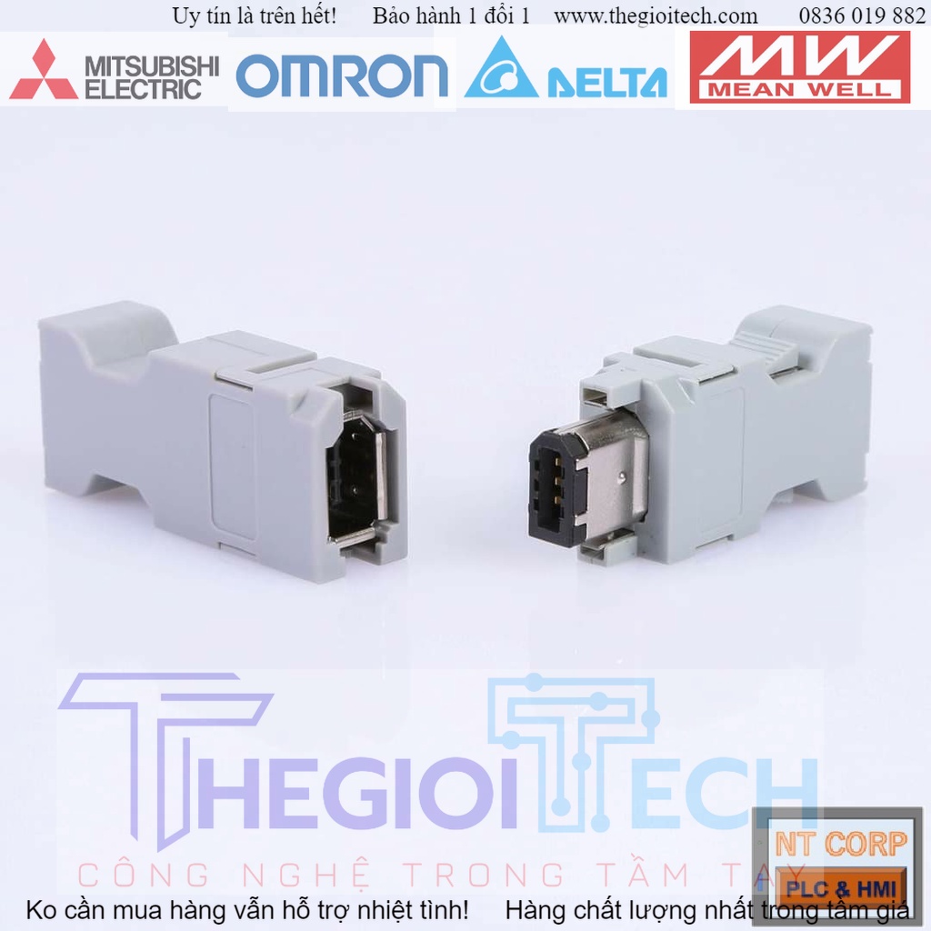 Đầu jack encoder 6pin cho servo Yaskawa,Panasonic, Delta, Vexta, ...