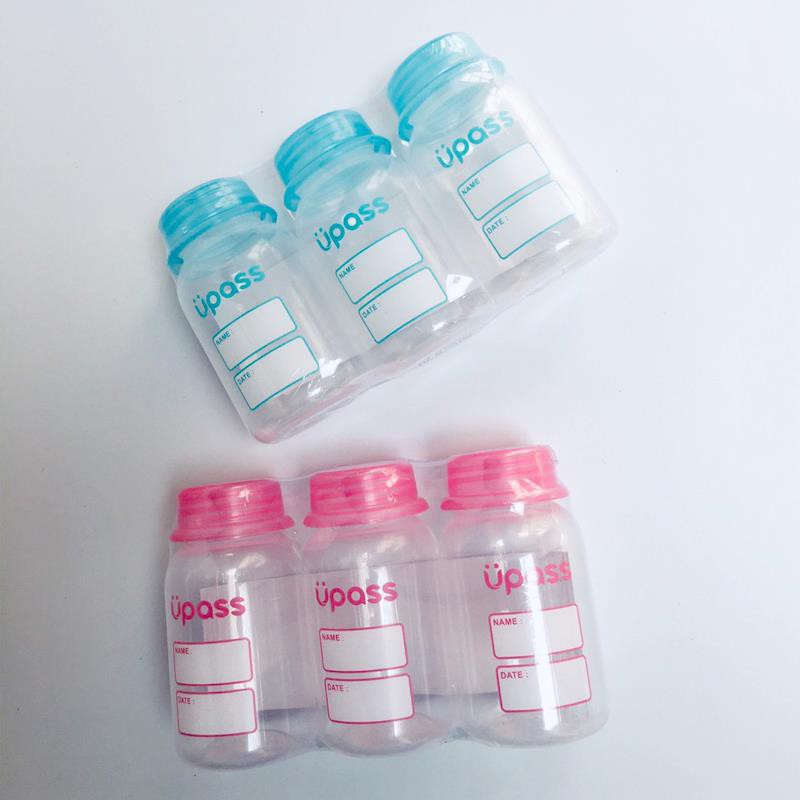[HCM] BÌNH TRỮ SỮA 125ML (BỘ 3 BÌNH) FATZBABY UP0101W