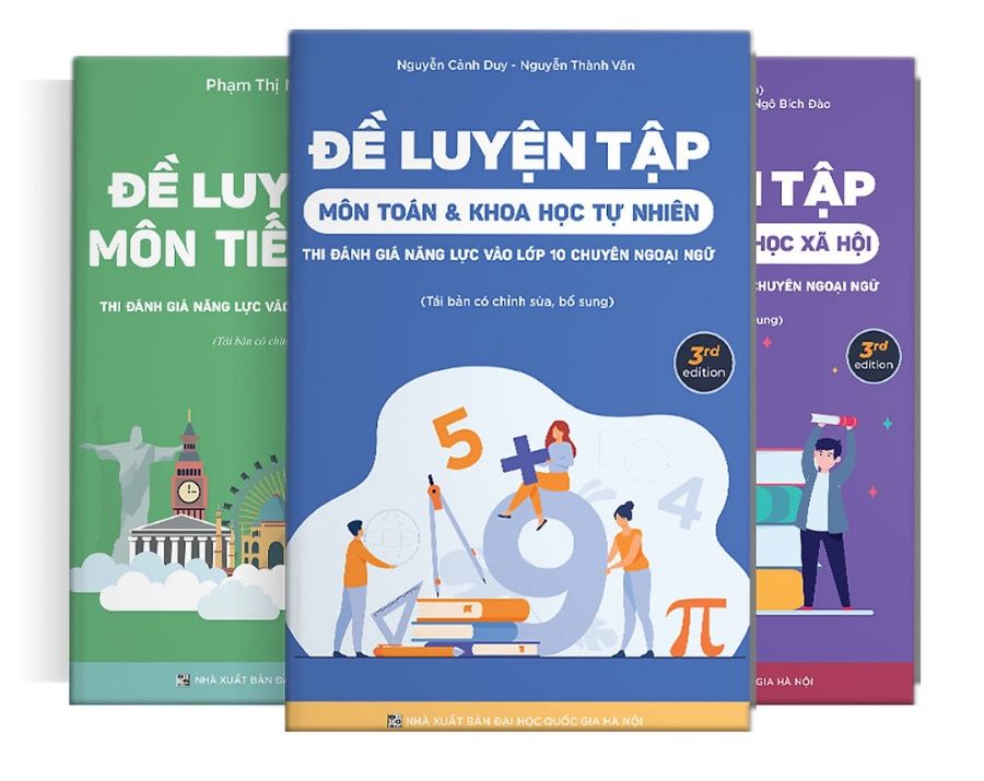 Combo Bộ Đề luyện tập thi đánh giá năng lực vào lớp 10 Chuyên Ngoại Ngữ - thi đánh giá năng lực vào 10