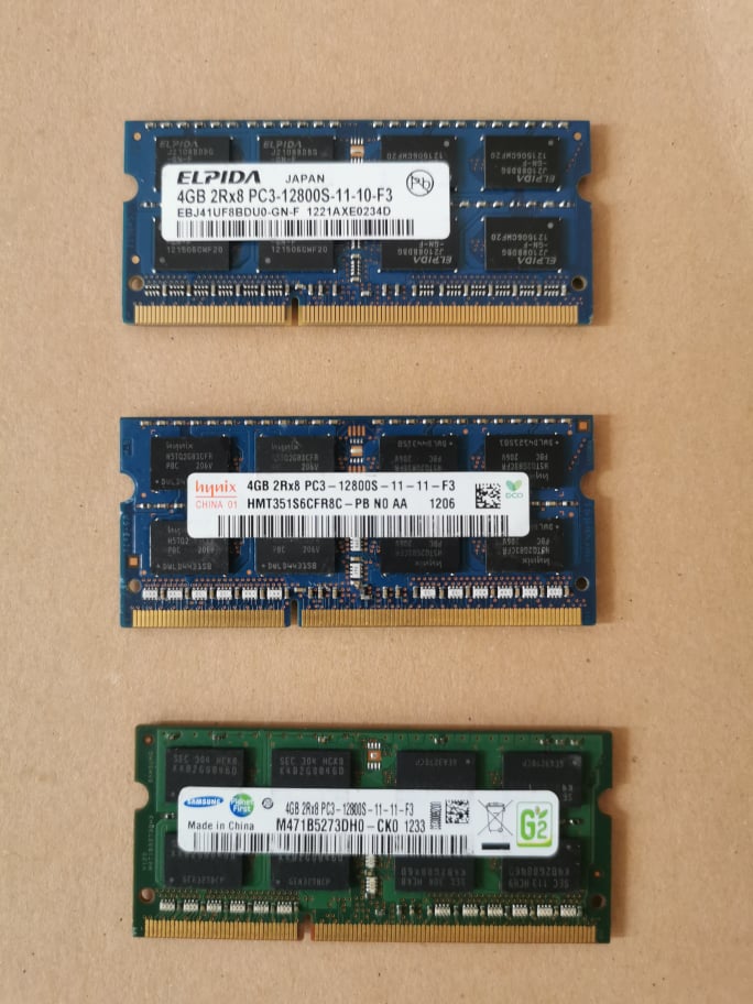 RAM DDR3 Laptop 4GB 1600Mhz (PC3 12800 SODIMM 1.5V)