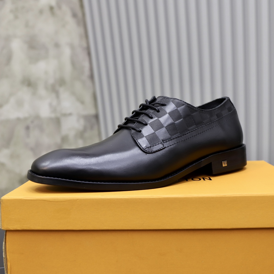 Men's shoes Business shoes black cowhide lace up Moccasin formal dinner  suit soft sole top luxury 45 size shoes for men