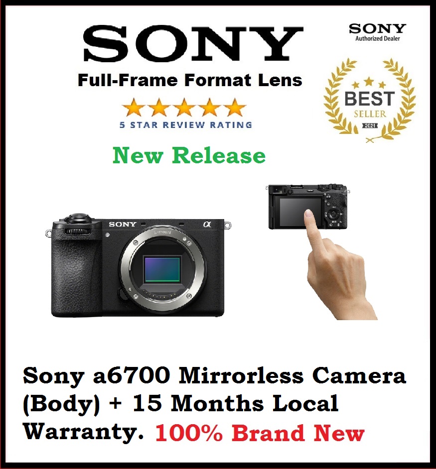 Sony a6700 Mirrorless Camera (Body) 15 Months Warranty By Sony