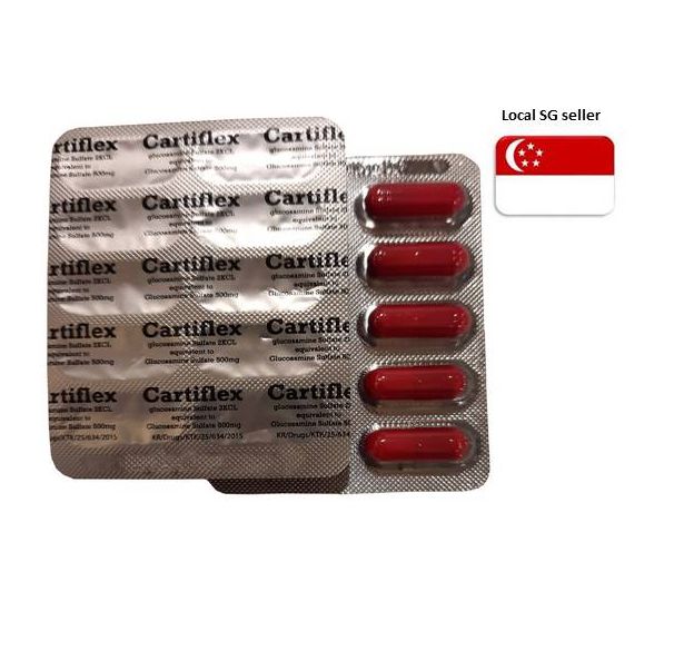 Cartiflex Glucosamine Sulfate 500MG, 100 capsules Lazada Singapore