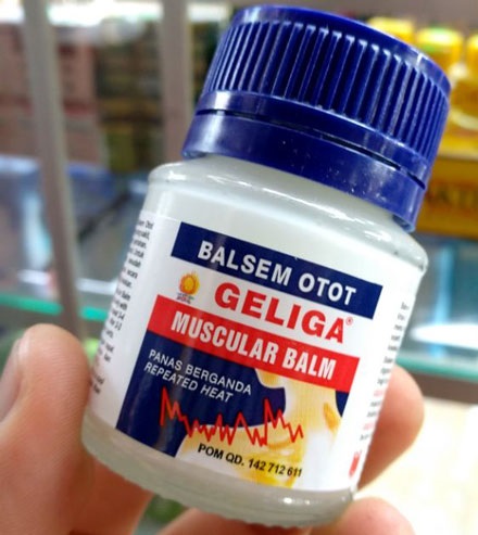 DẦU CÙ LÀ LỬA GELIGA 40G INDONESIA