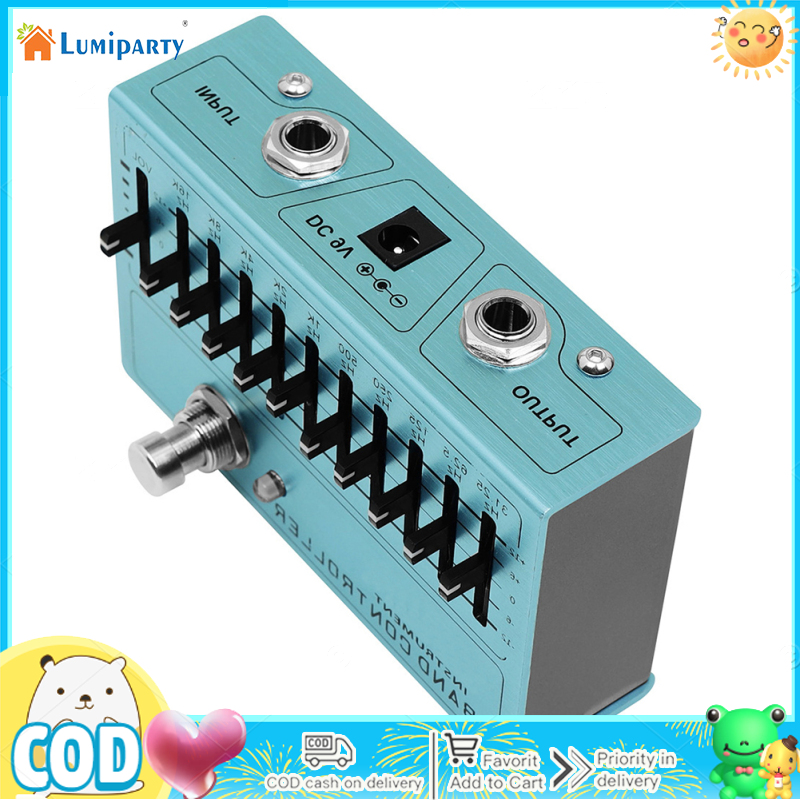 Controller Equalizer 10 Band Eq Pedal Independent Output Volume Adjustment Single-block Effect Pedal