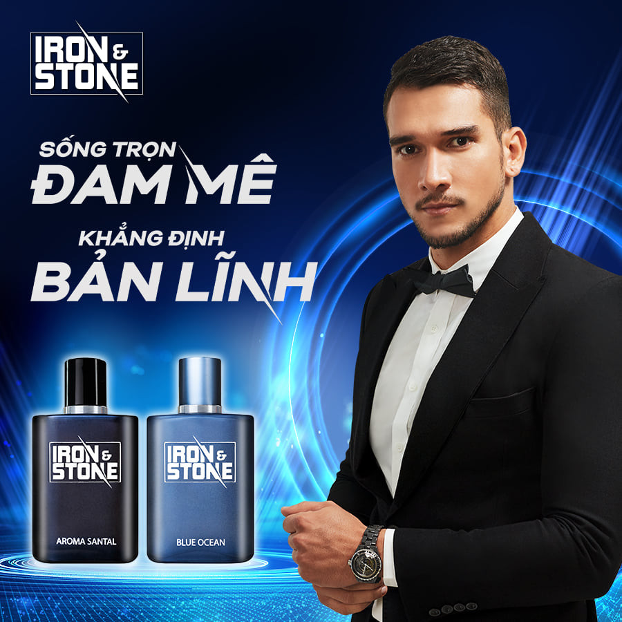 [Combo mua 1 tặng 1] Nước hoa Iron & Stone Blue Ocean 50ml