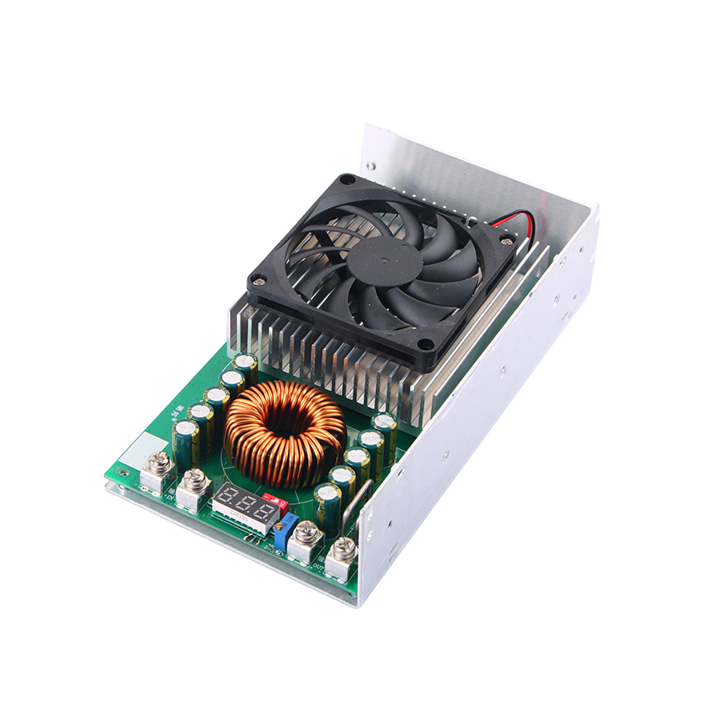 1500w 50a high power dc-dc adjustable step down buck converter dc25-90v to dc2.5v-60v power supply module voltage regulator