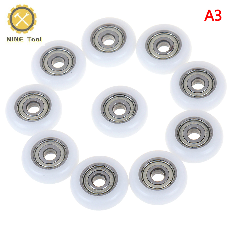 VON 2 5 10 cái bánh xe trượt vòi hoa sen bánh xe con lăn thay thế cửa bằng nhựa