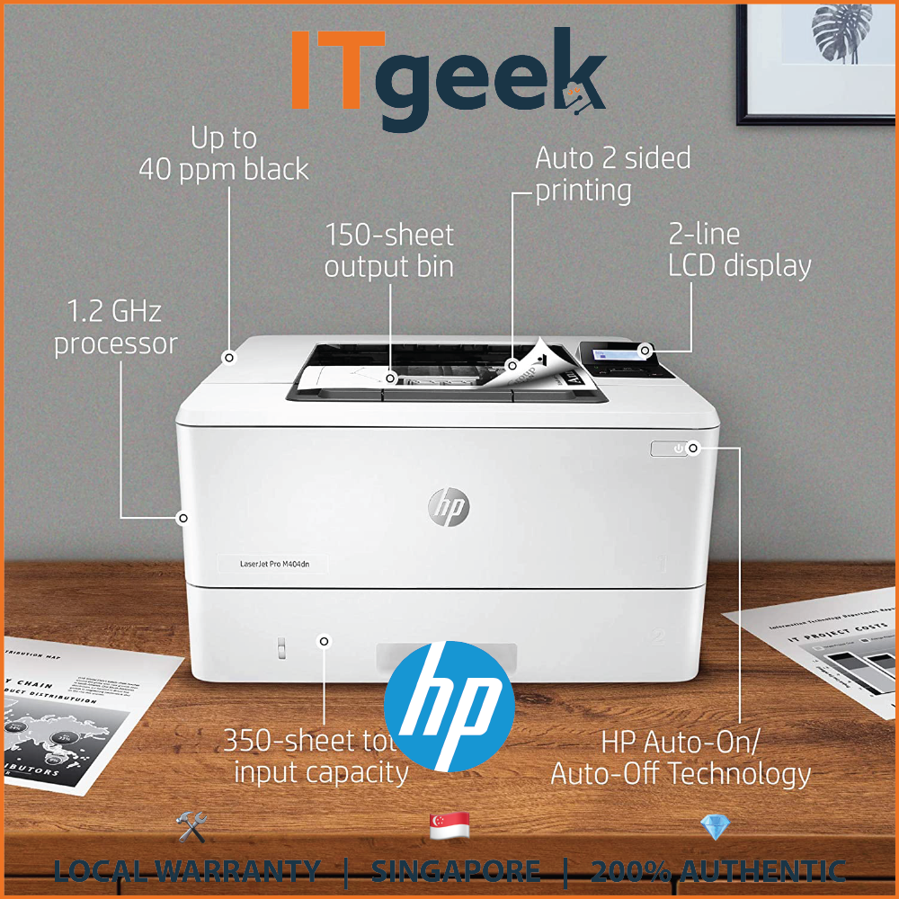 hp laserjet 404dn printer specification