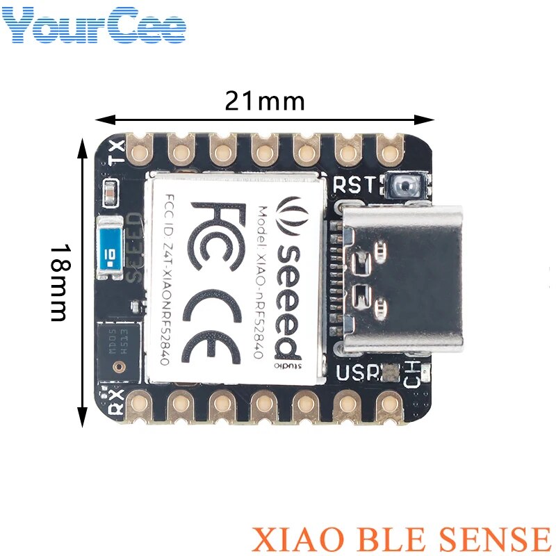 【Free-delivery】 Seeeduino Xiao Ble Sense Development Board Module Ble 5.0 Nrf52840 Nano/uno Arm Microcontroller For Arduino