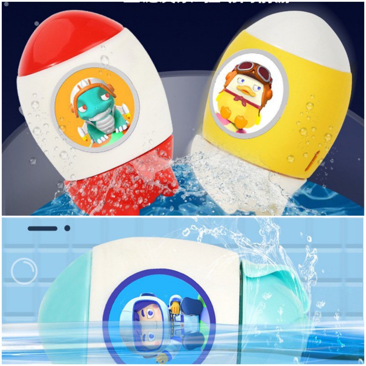 Đồ Chơi Nhà Tắm Rùa Bơi\Cua\Bò Sữa... Cho Bé