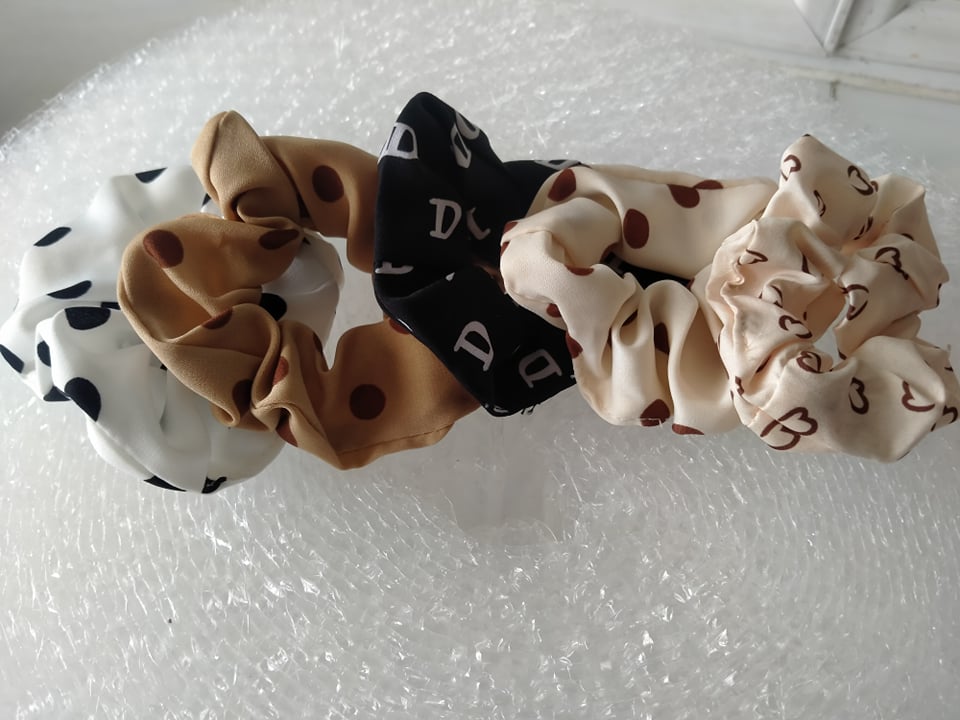 Dây buộc tóc, cột tóc scrunchies phong cách Hàn Quốc dễ thương