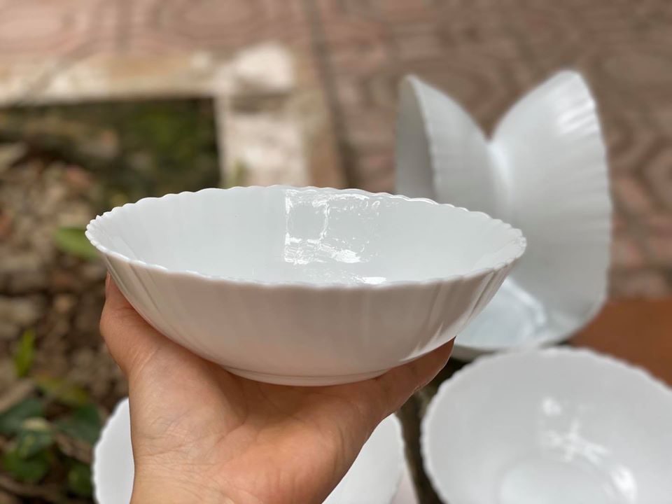 Bộ 06 Tô Thủy Tinh Cao Cấp 18cm