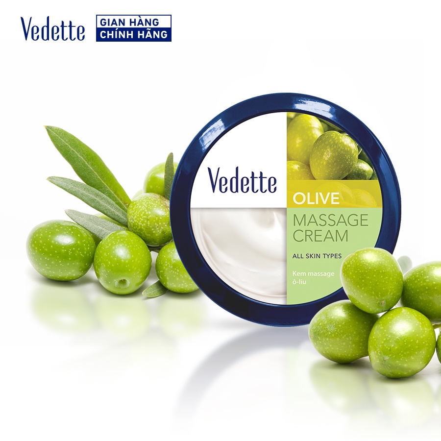 Kem Massage Vedette Olive 145ml KMAS-OL-HH0145