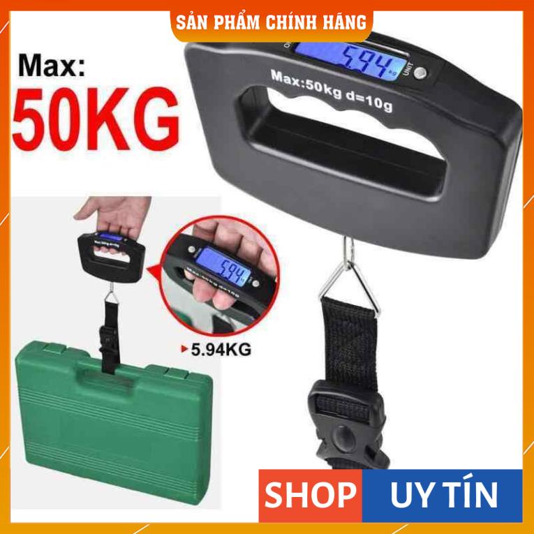 Cân hành lý điện tử cầm tay, cân treo mini 50kg