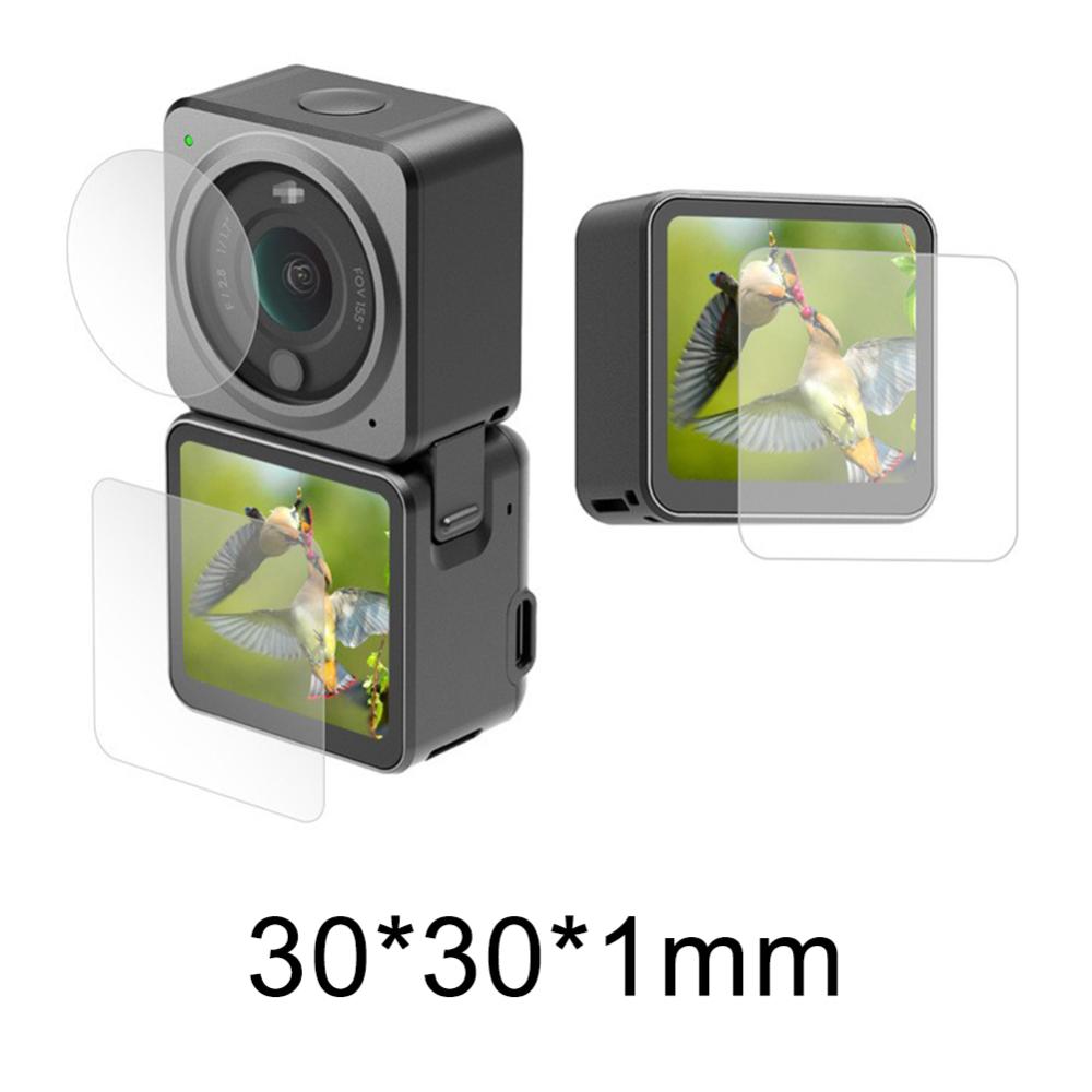 【New Arrival】For DJI OSMO Action 2 Camera Lens Tempered Glass Screen Protector Kit Accessory