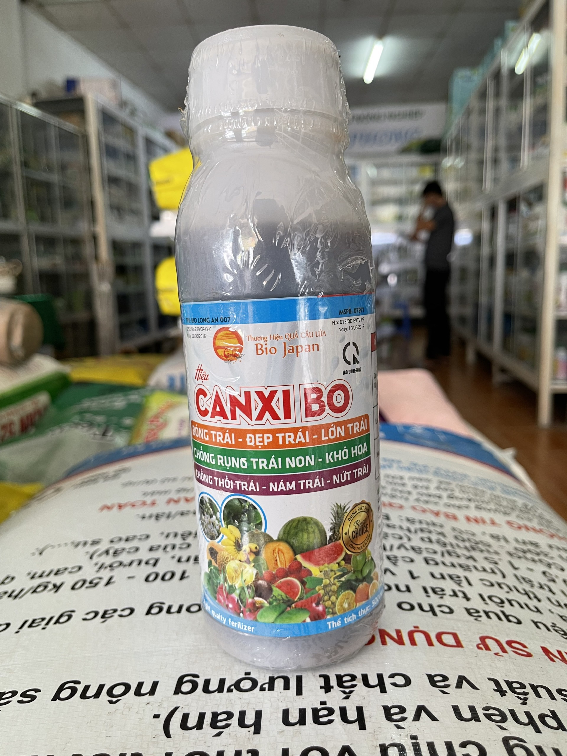 Phân bón lá trung vi lượng canxibo bio japan chống rụng trái non 500ml