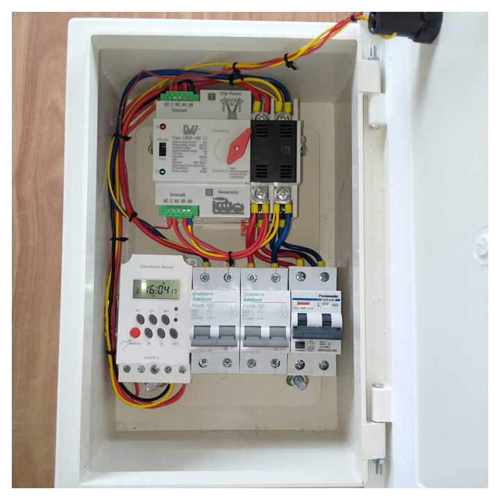 Tủ điện ats 100a 220v - át 2p63a vl- át chống giật panasonic 63a đảo 2 nguồn tự động