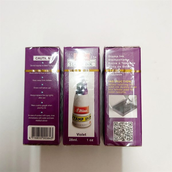 Mực Con Dấu Shiny S64 Tím