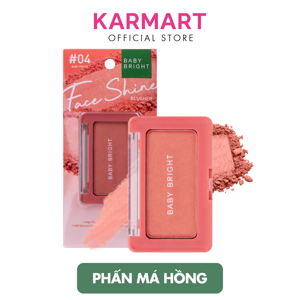 [GIFT KHÔNG BÁN] Phấn má hồng Baby Bright Face Shine Blusher 4.5g