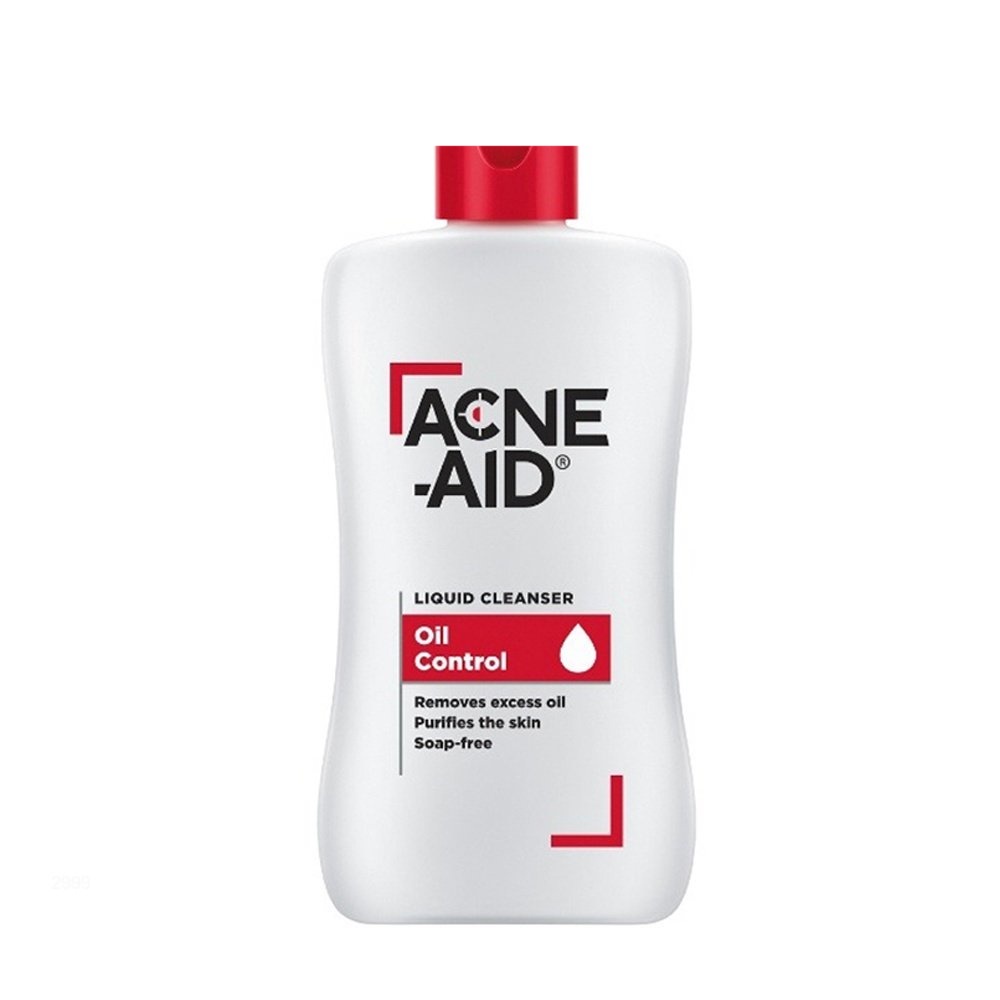 Sữa rửa mặt kiểm soát nhờn, cho da mụn ACNE - AID Liquid Cleanser Oil Control