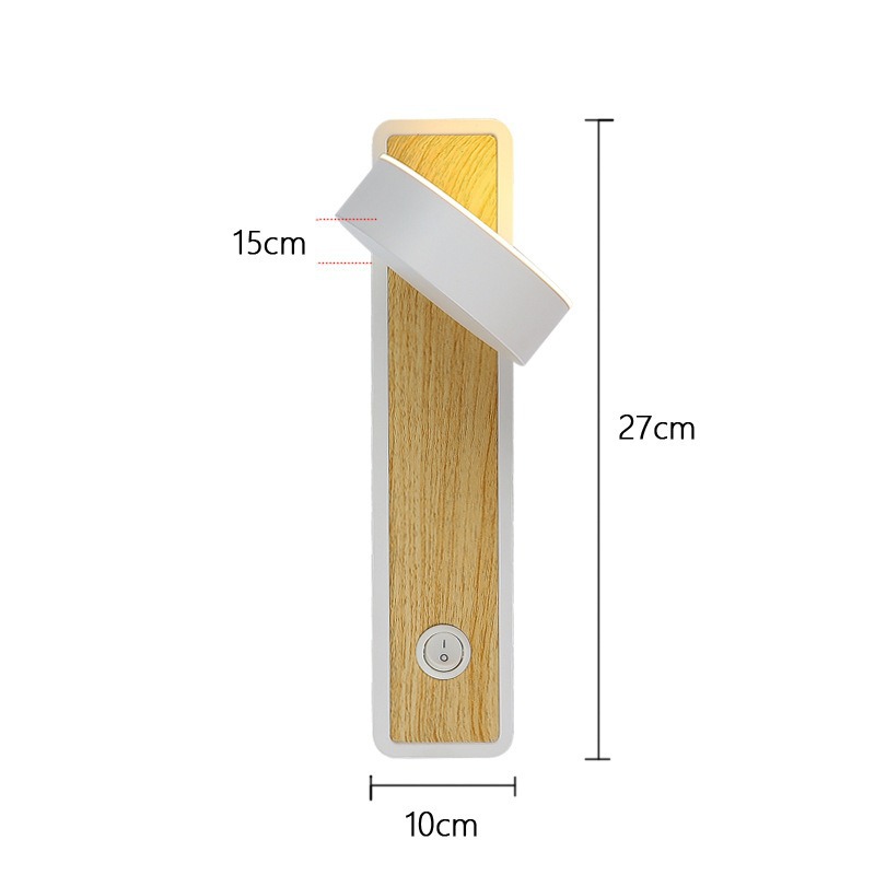 Bedroom bedside light, eye protection, reading wall light, spotlight, rotatable lighting, bedroom warm lighting, modern and minimalist lighting fixtures