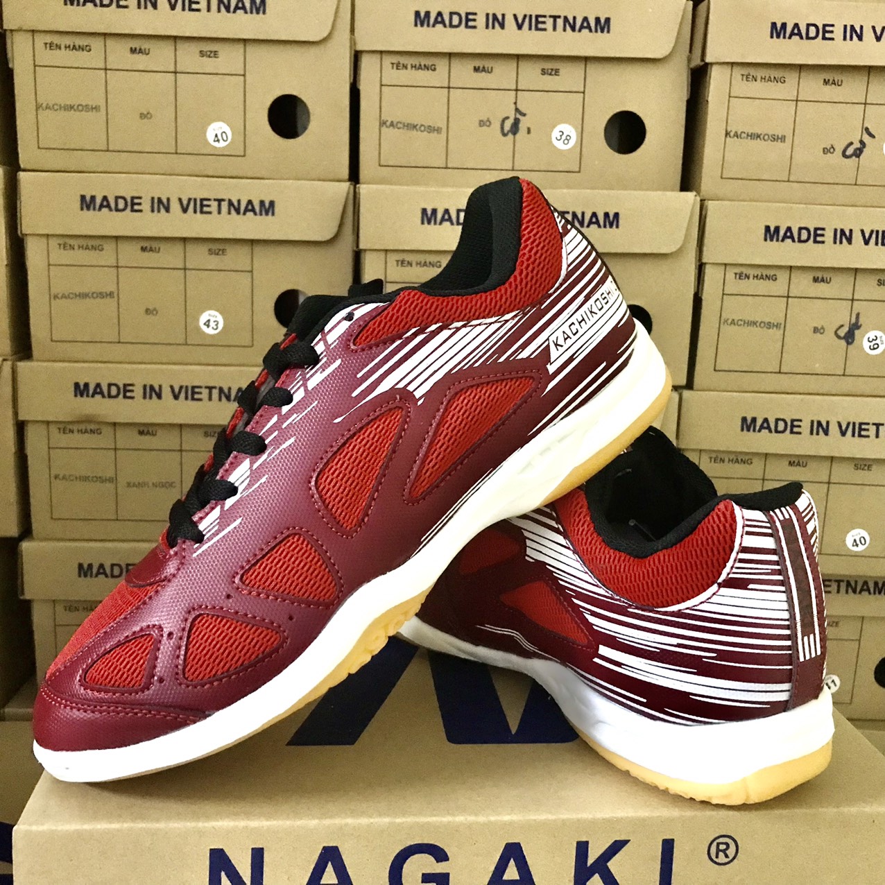 Giày cầu lông, giày bóng chuyền nam nữ Nagaki, Giày cầu lông nam nữ Nagaki thumbnail