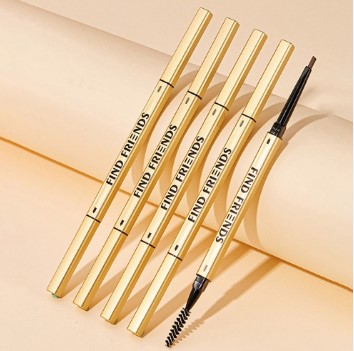 Double Headed Automatic Waterproof FIND FRIENDS Eyebrow Pencil With Brush.