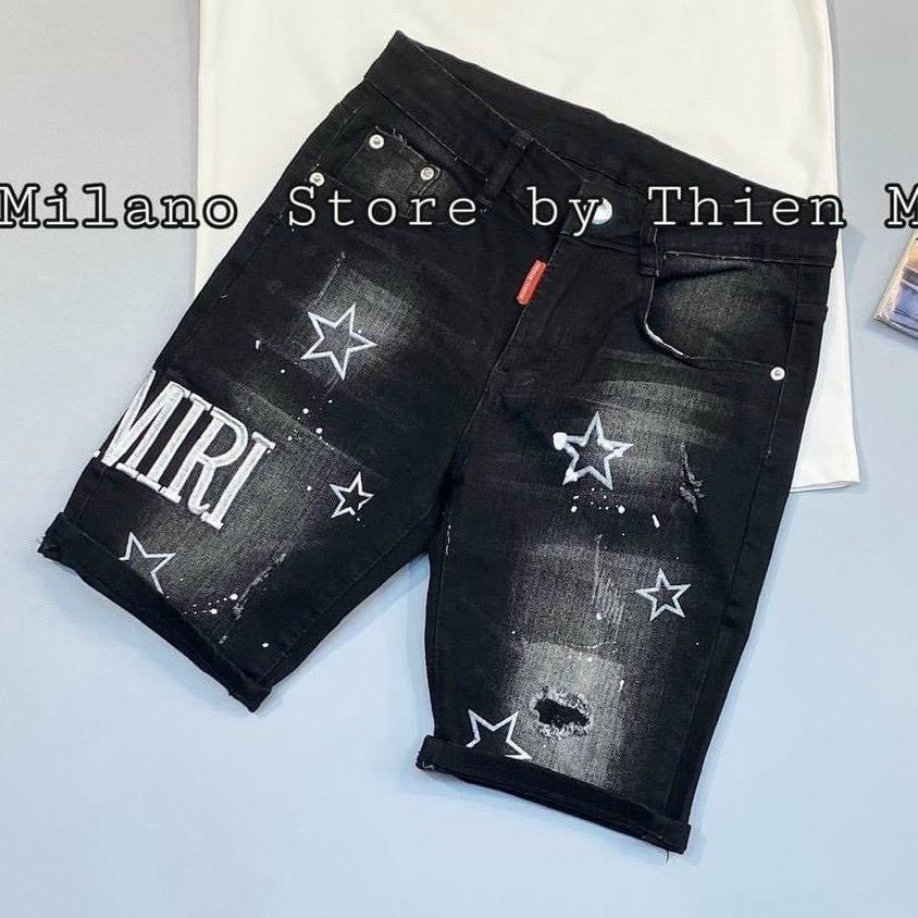 Quần ngố nam co giãn- quần short jean nam cao cấp - quần short jean nam vải jean mềm co giãn tốt thiết kế đơn giãn hợp thời trang