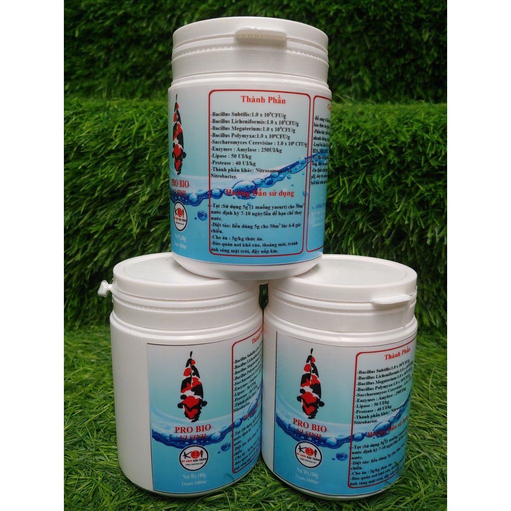 Vi sinh pro bio sử dụng cho cá koi