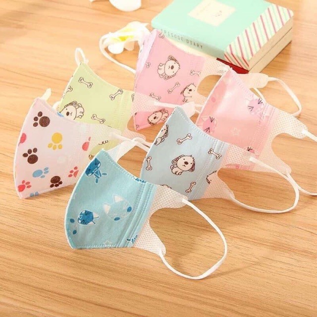Khẩu trang kháng khuẩn Nhật Bản cho bé (5 cái)