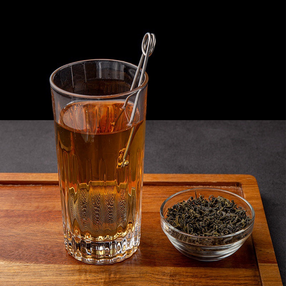EWJ67 Handle Match Tea Bags Diffuser Kitchen Supplies Herb Coffee Tea Infuser Spice Filter Tea Strainer Teaware