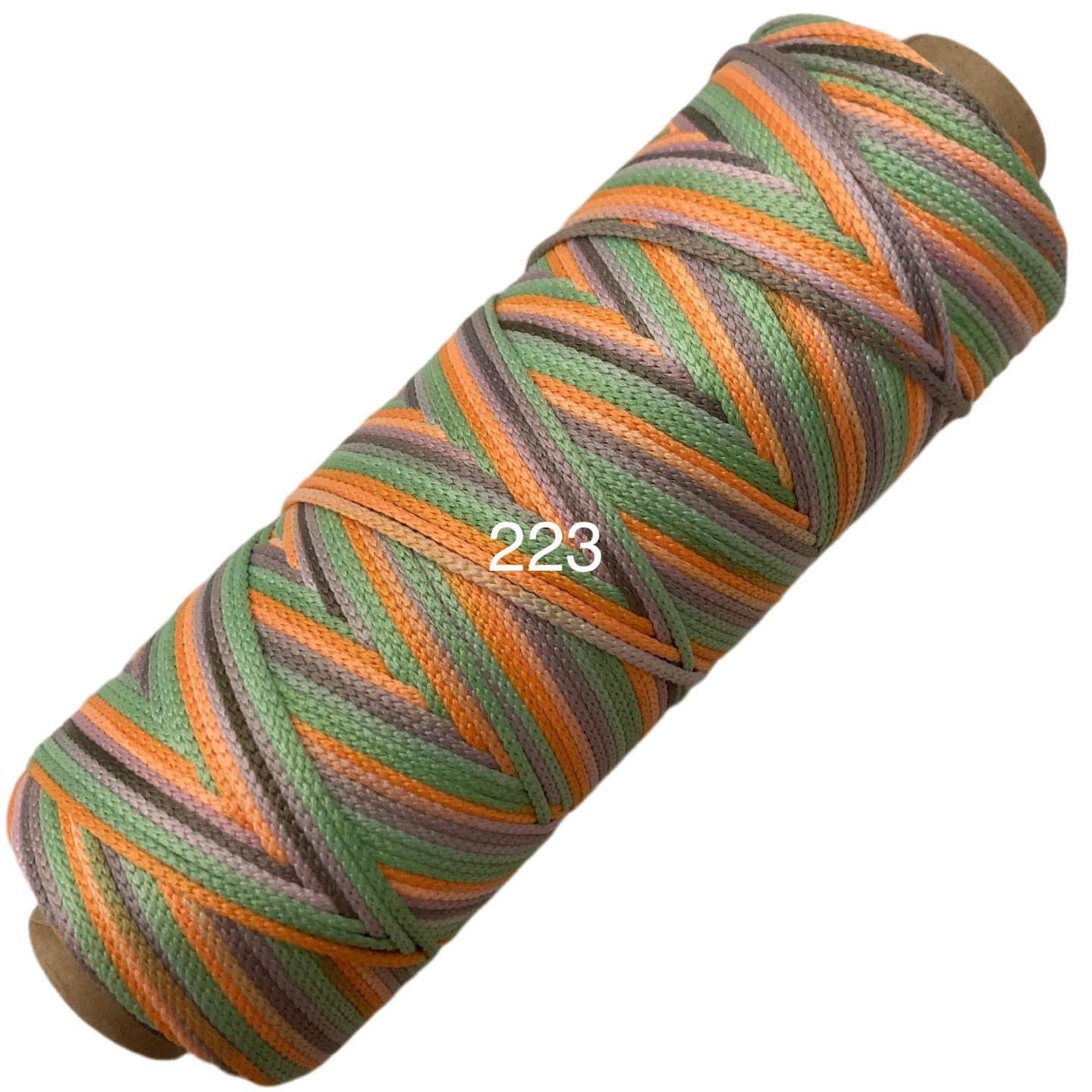 Sợi Dệt loang ombre cuộn 125g - 2mm