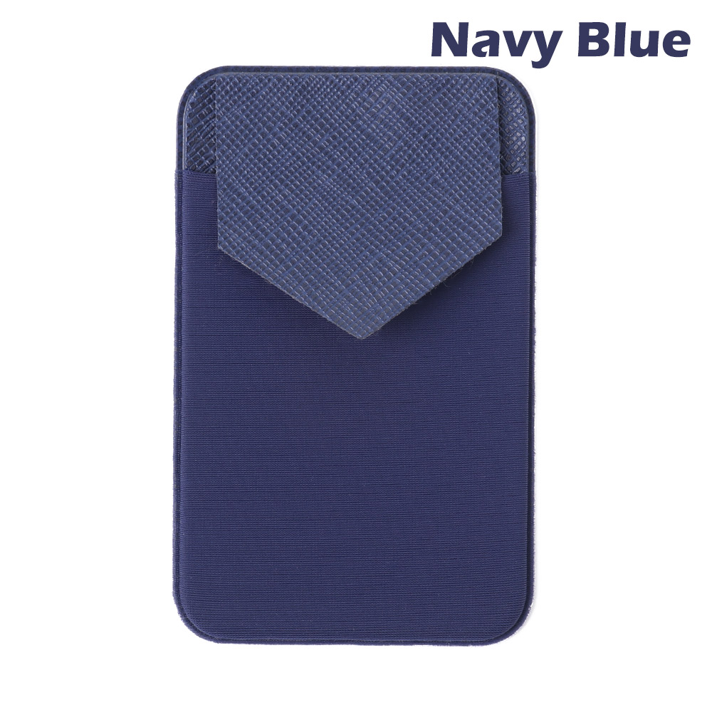 EWELLBE New Leather Solid Universal Phone Card Holder Cell phone Pocket Wallet Case Adhesive Sticker